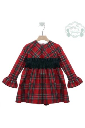 Vestido Niña Infantil Rojo ART.5150 Familia ALBAHACA