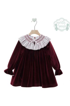 Vestido Niña Infantil Burdeos ART.5153 Familia AZAFRAN