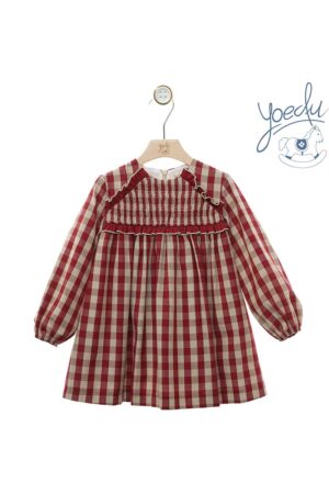 Vestido Niña Infantil Guinda ART.5154 Familia GUINDA