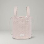 Bolsa bucket maternal Maison Tender de piel con estampado de flores rosas de la marca Pasito a Pasito, ideal para el hospital y paseos diarios.