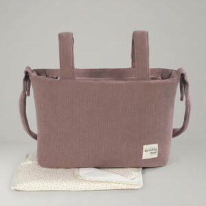 Bolsa Canastilla Pana Gala Cerise Rosa- Walking Mum